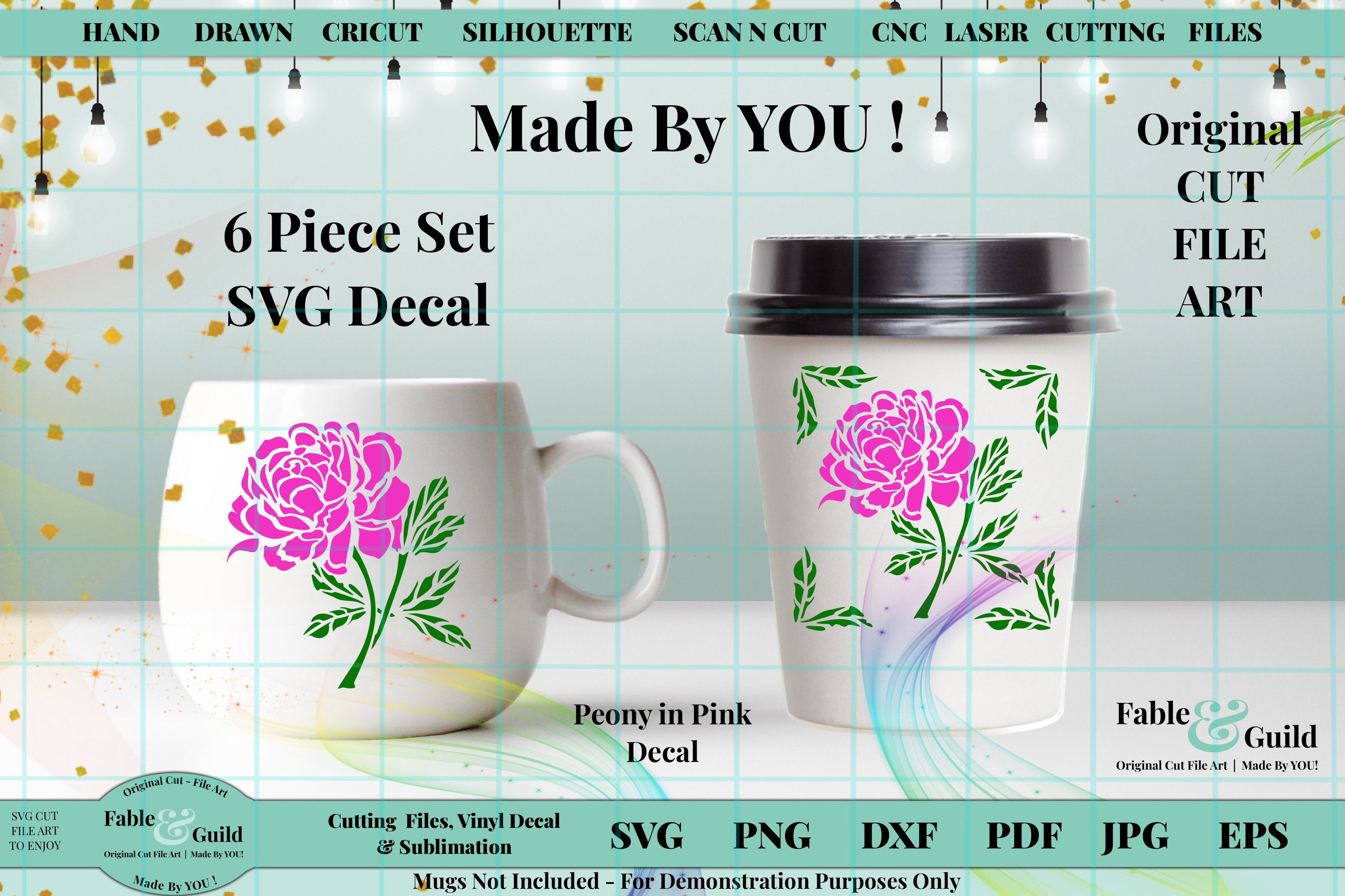 Download Flower SVG Tumbler SVG Vinyl Decal Svg Mothers Mom Flower | Etsy