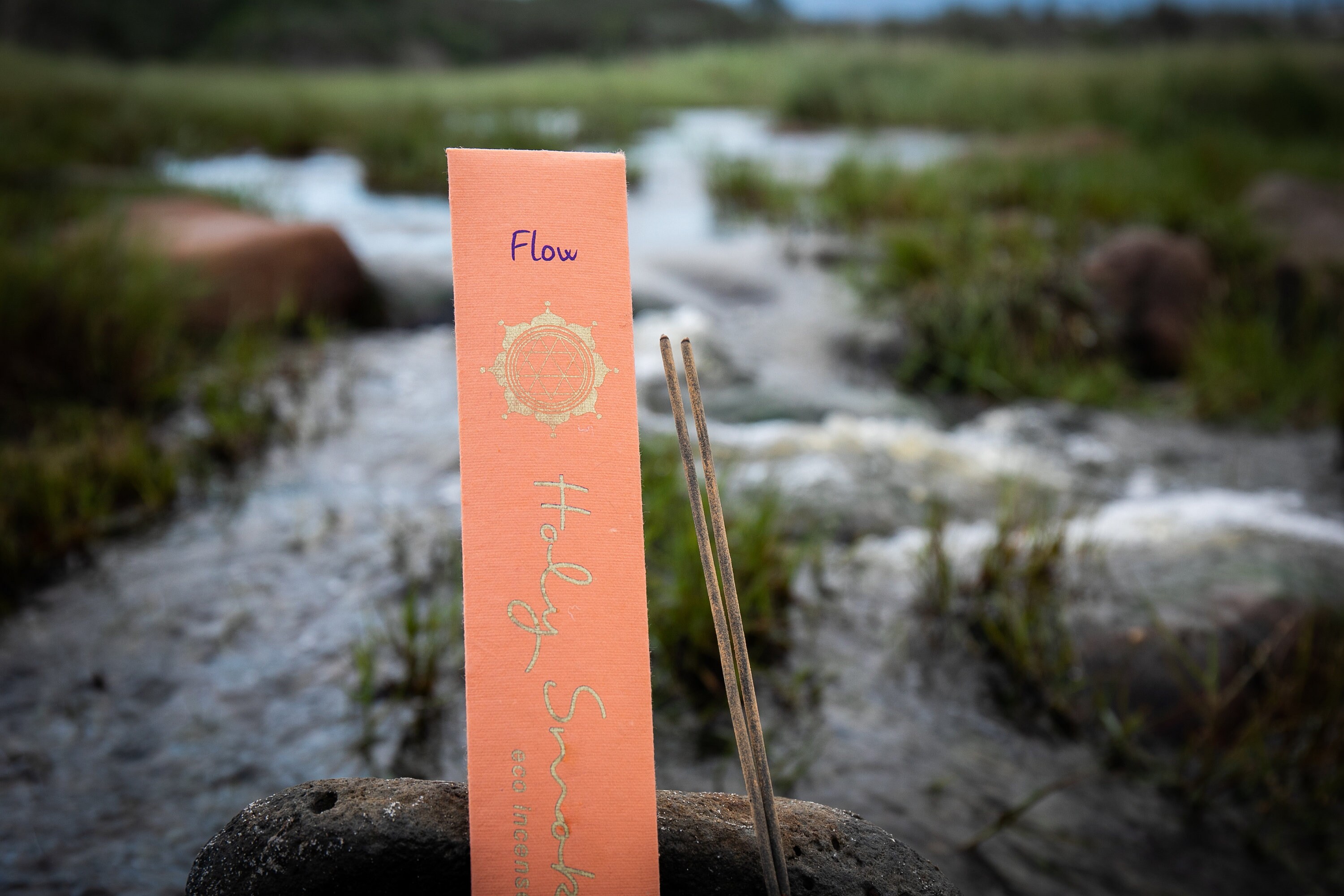 1 X FLOW Holysmoke Eco Incense Packet Natural Incense Non Toxic