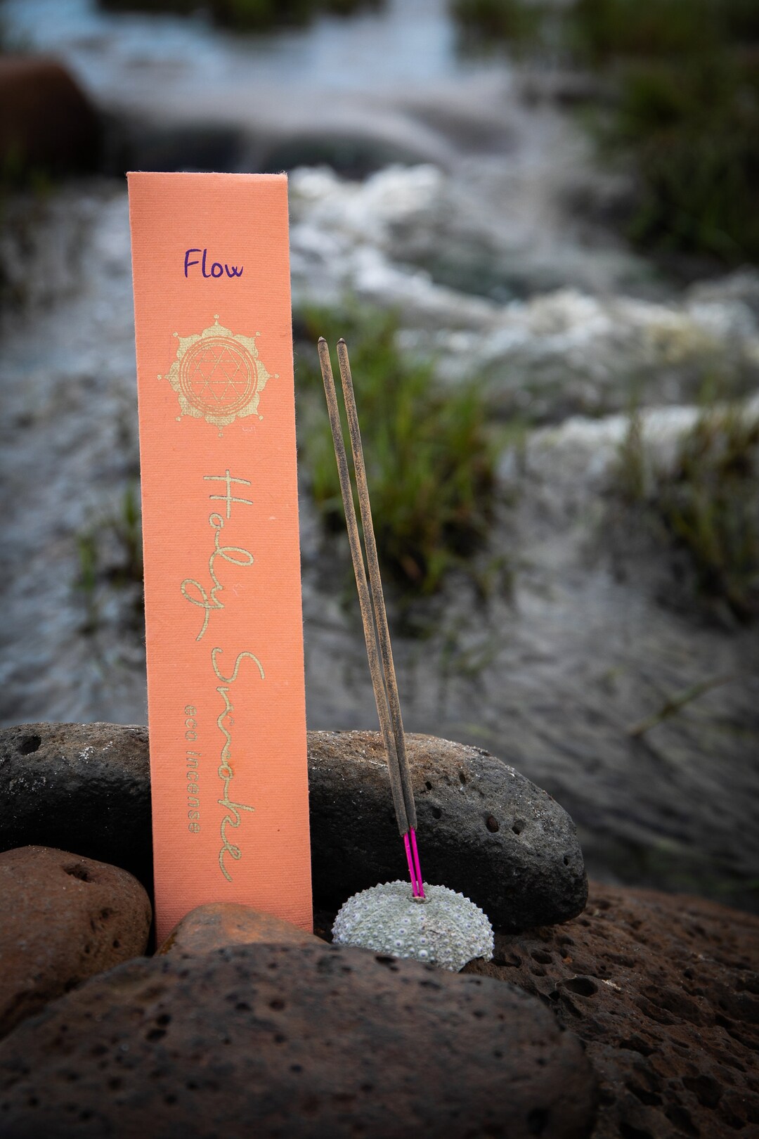 1 X FLOW Holysmoke Eco Incense Packet Natural Incense Non Toxic