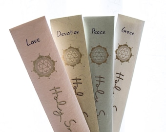 Mellow and Sublime | Holy Smoke Selection | 4 x Mixed Scents Holysmoke Incense |  Holy Smoke Eco Incense | Non Toxic Incense