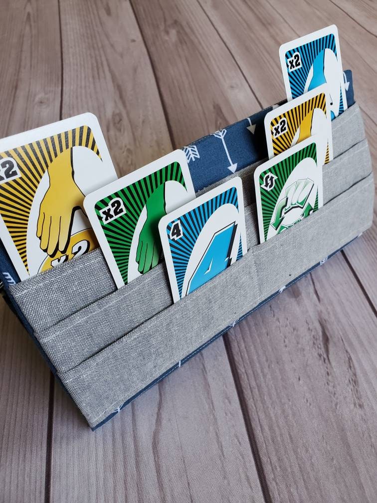 Playing card holder // board game // storage // caddy // tote Etsy