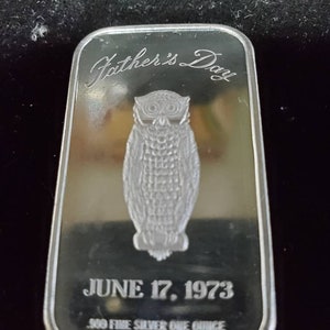 1973 Silver Art Bar - Etsy