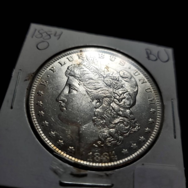 1884 O Morgan Silver Dollar Coin - BU - Lot#1234