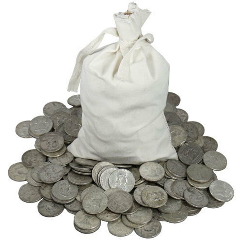 1 Pound LB Bag 16 OUNCES US Silver .900 Coins All 90 Etsy