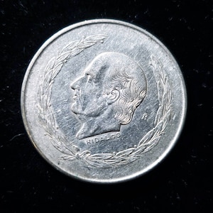 1952   Mexico Cinco  Pesos .720 Silver  XF   - lot# 550