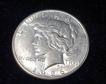 1926 S  Peace Dollar - VF Reg 59  lot#  119