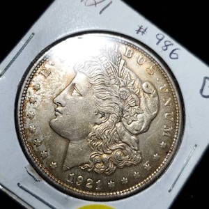 1921 Silver Morgan Dollar BU Lot#986 Regular 69