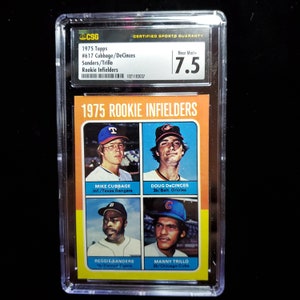 1975 Topps #617  Manny Trillo Rookie Card -  Chicago Cubs - Certified 7.5 Near Mint - CSG  , HOF&#39;er Reg 99   Lot# 719