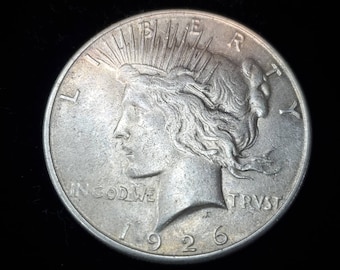 Dólar de la Paz S de 1926 - XF+ / AU - Reg 69 Fecha clave lote n.° 800