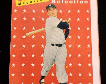 1958  Topps - Mickey Mantle -All Star #487  - Hall of Famer -  VG/ Excellent - Regular 215