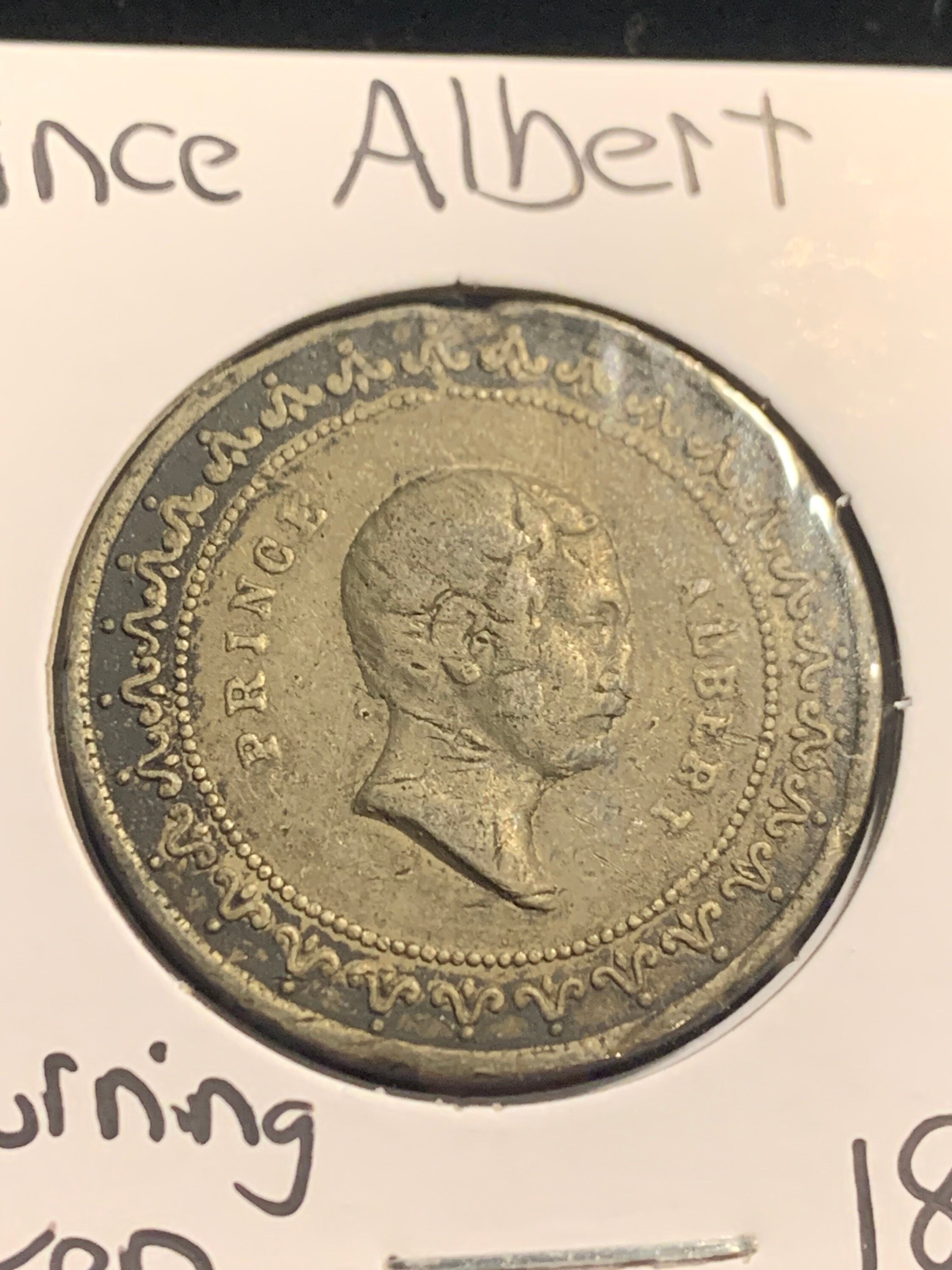 Prince Albert Mourning Token 1861 - Regular 99 #1295 - Etsy