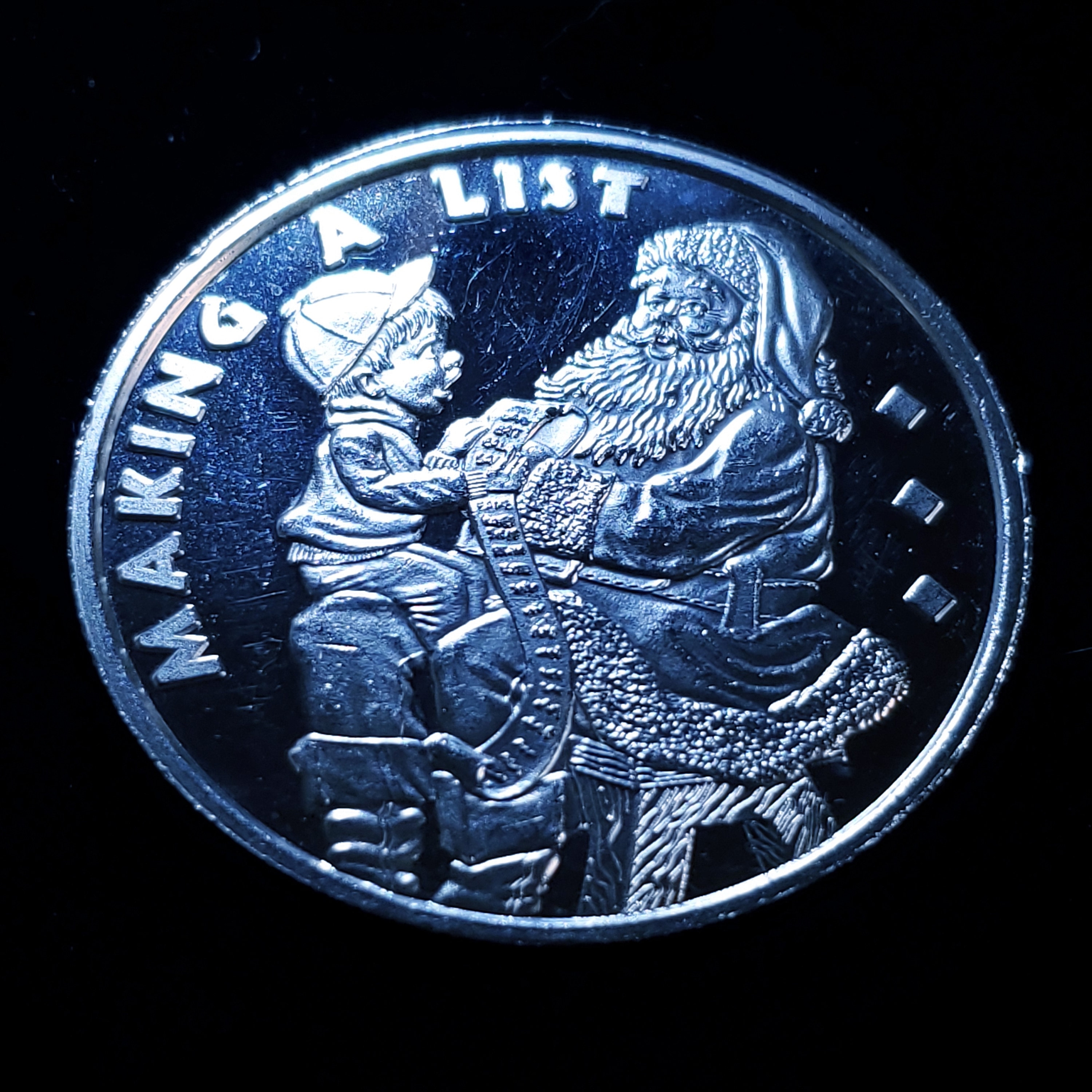 Santa Coins - Etsy