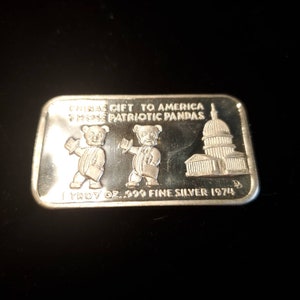 1973 Silver Art Bar - Etsy