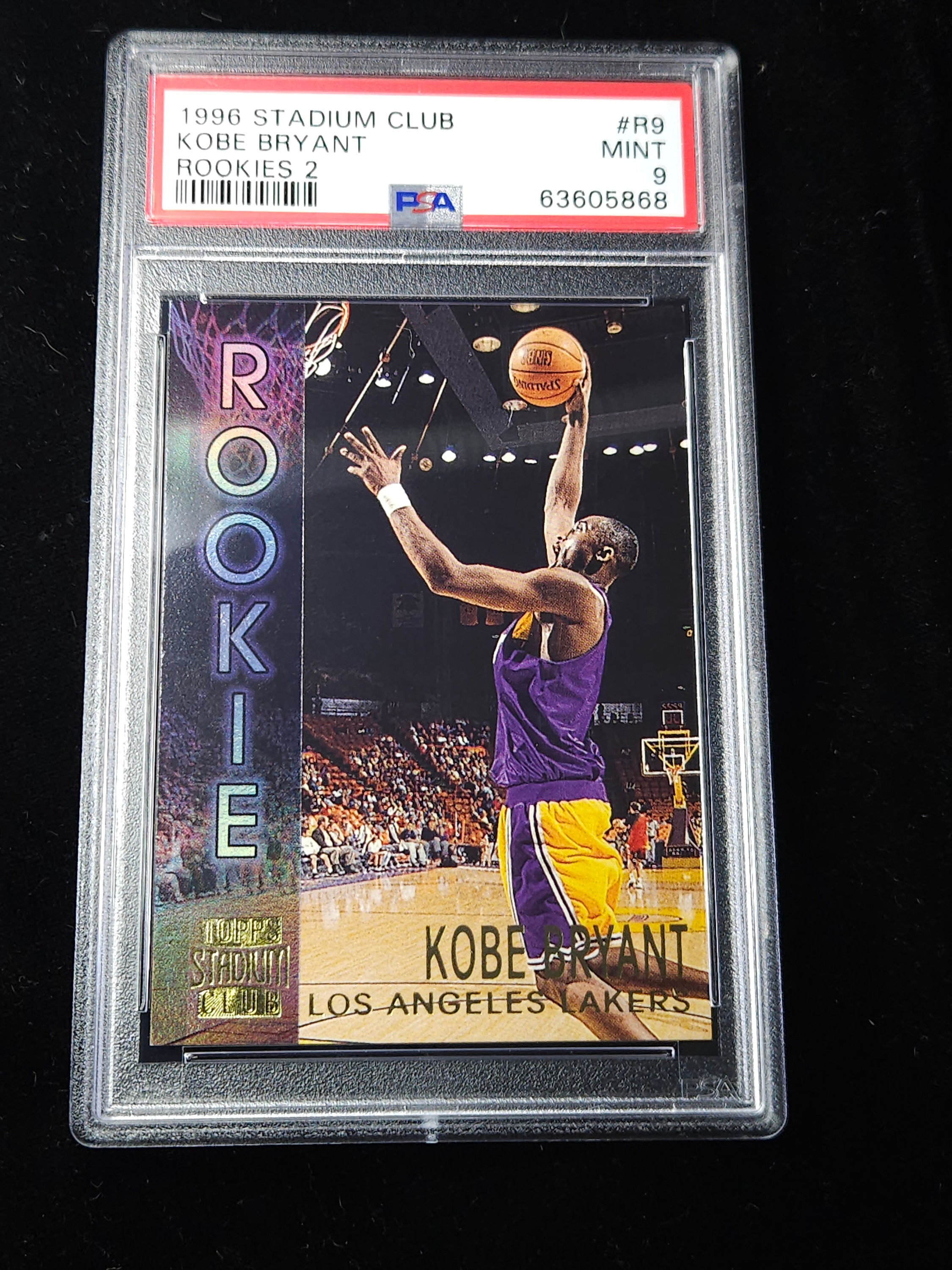 1996 Kobe Bryant Signed Auto Rookie Card - COA PSA