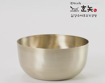 Hannot Original / Cuenco para mezclar / Bangjja Yugi / Artesano Kyung-su Kim / Hecho a mano