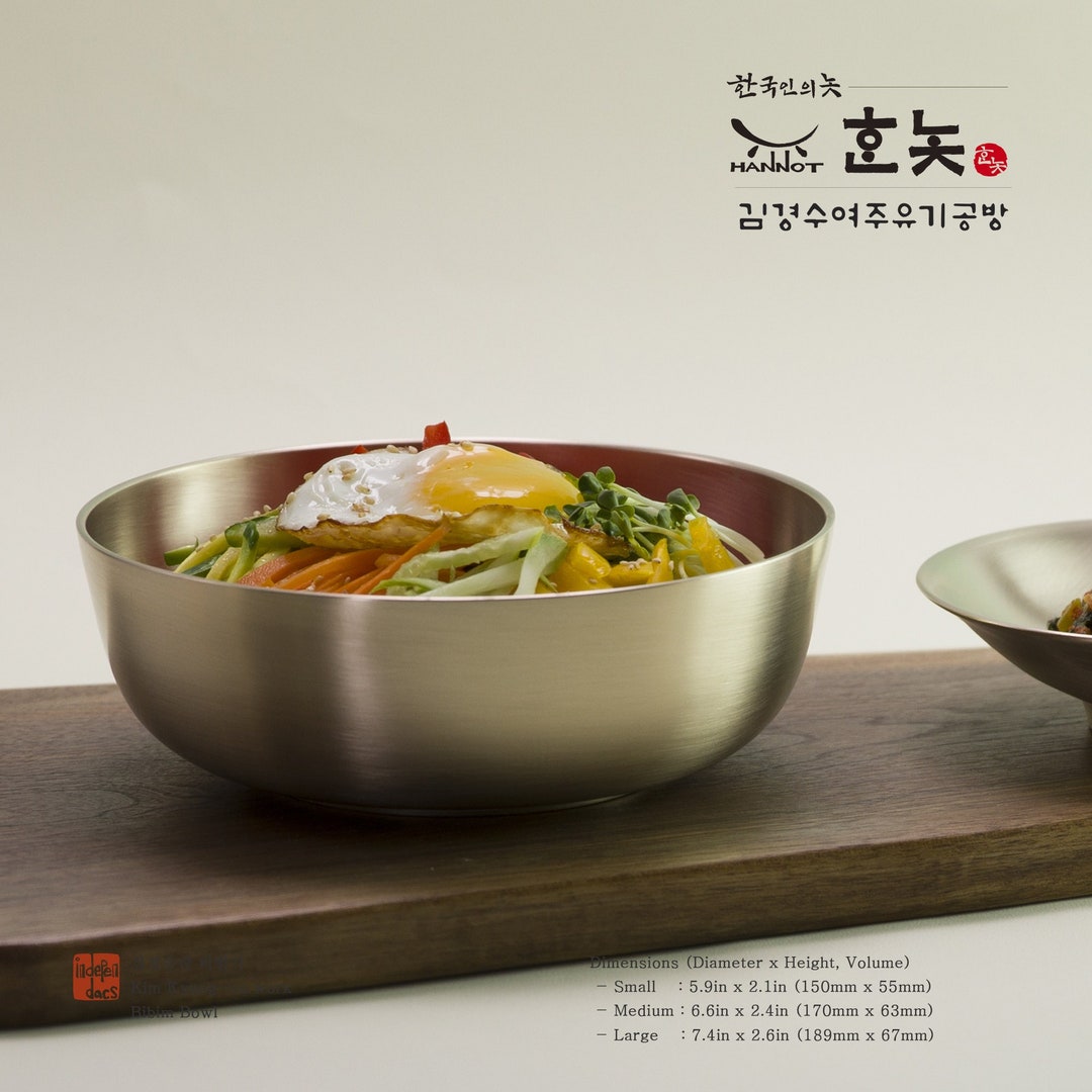 Hannot Original / Bibim Bowl / 3 Sizes / Bangjja Yugi / Artisan Kyung