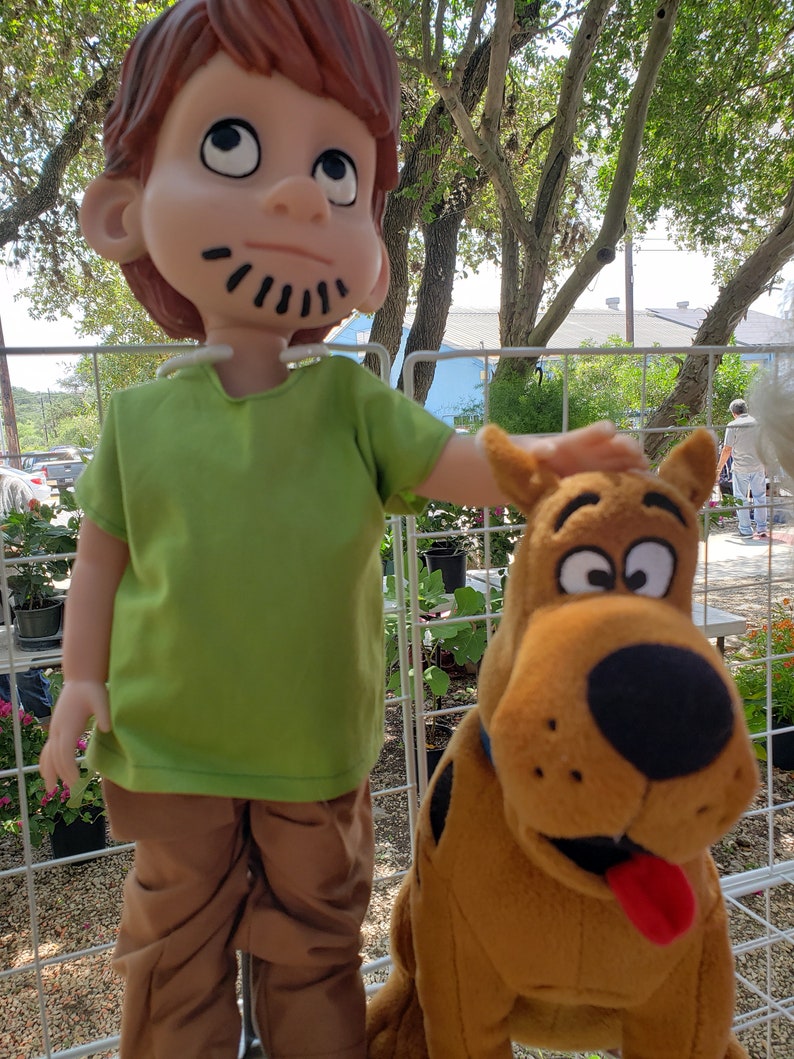 Shaggy ooak Disney animator doll 16 from scooby doo Etsy