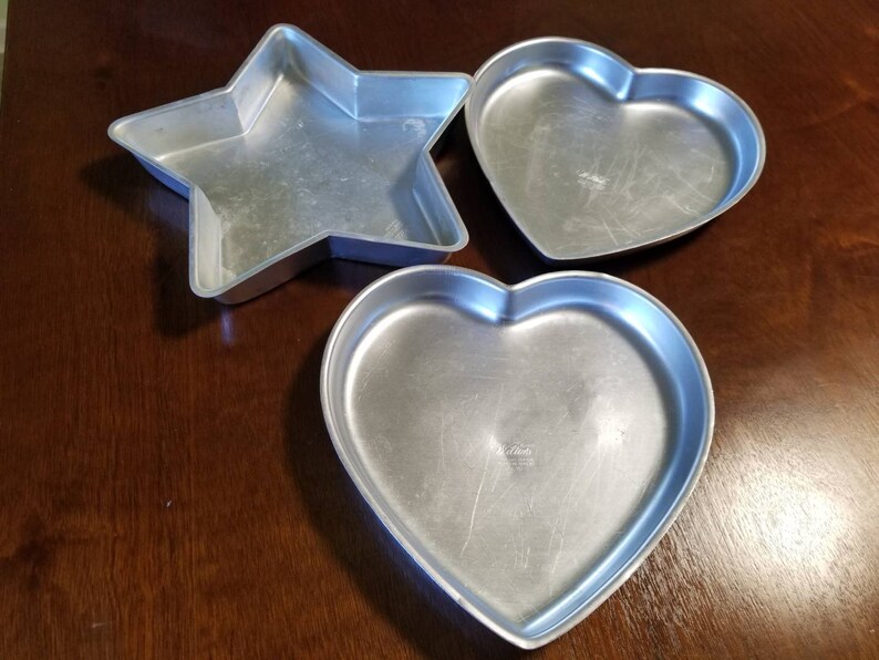 Vintage Wilton Cake Pans Lot of 6 Etsy