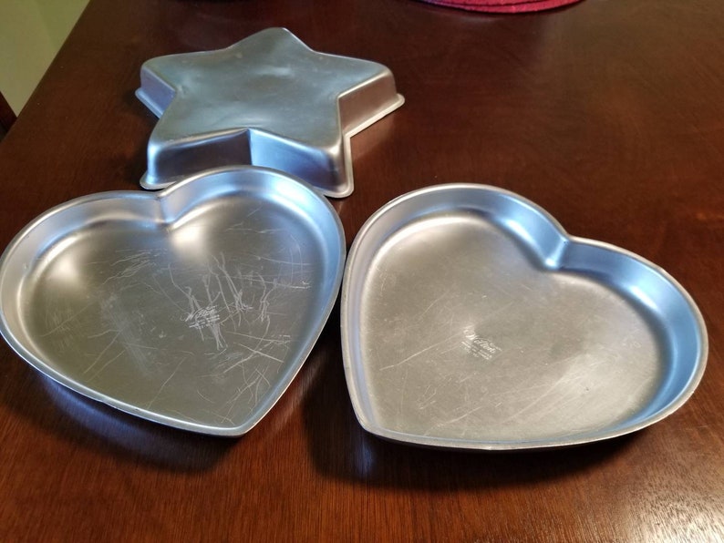 Vintage Wilton Cake Pans Lot of 6 Etsy