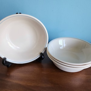 Corelle Blue Rim Cereal Bowl Set of Four