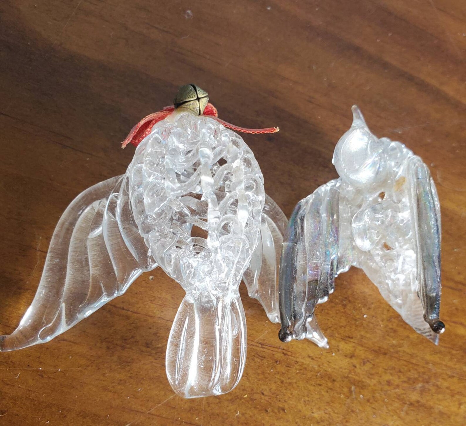 Vintage Silvestri Glass Bird Christmas Ornament Set of 9 Etsy