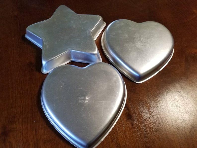 Vintage Wilton Cake Pans Lot of 6 Etsy