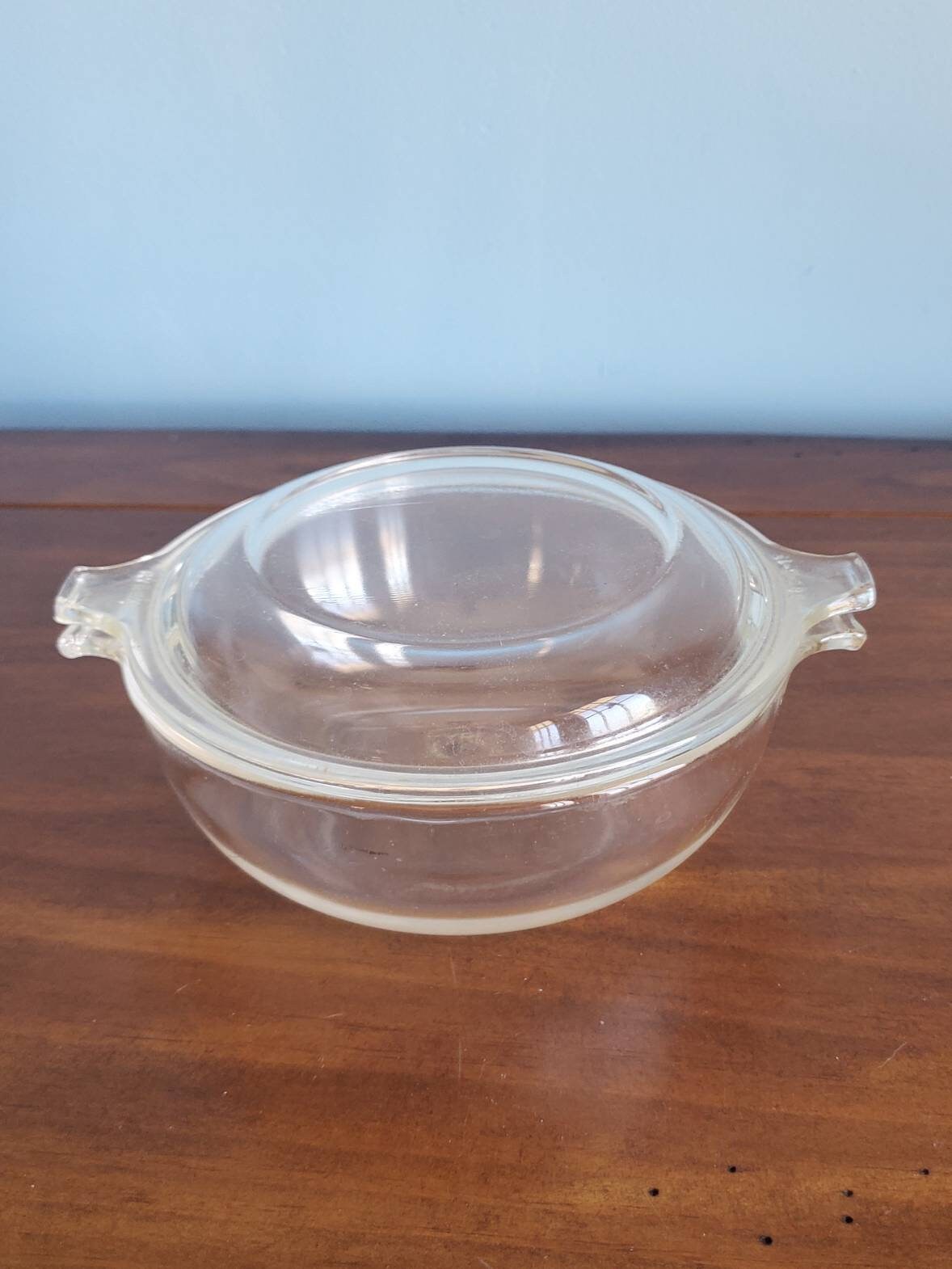 Vintage Pyrex Glass Casserole Dish With Lid 019 20oz Etsy