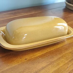 Vintage La Mesa Stoneware Butter Dish