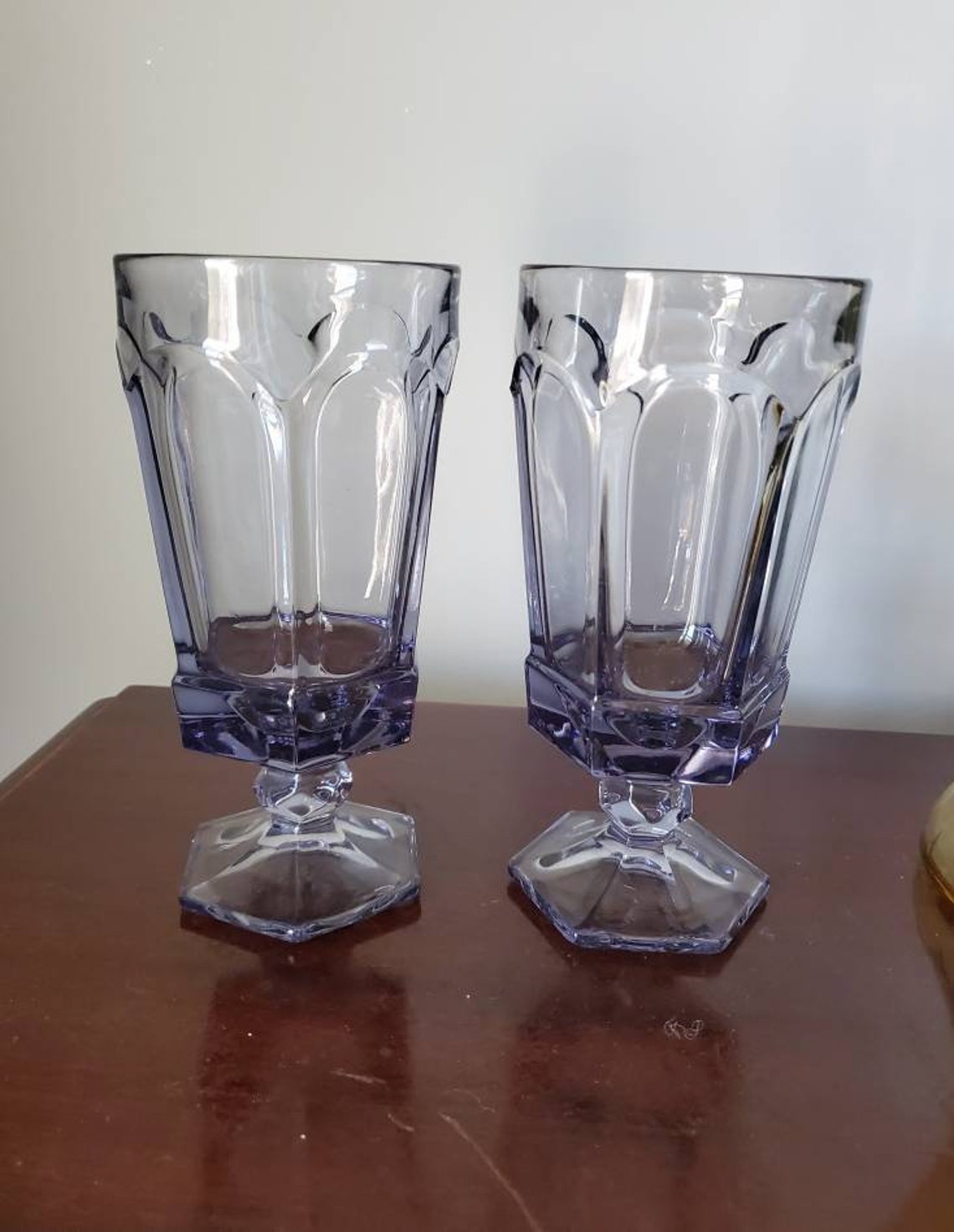 Fostoria Virginia Amethyst Tea Glass Set Etsy