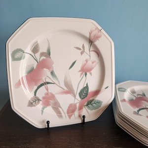 Mikasa Silk Flowers Dinner Plate Set of Six