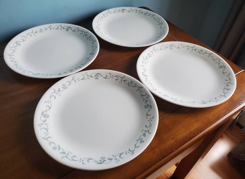Corelle Country Cottage Dinner Plate Set of Four Etsy