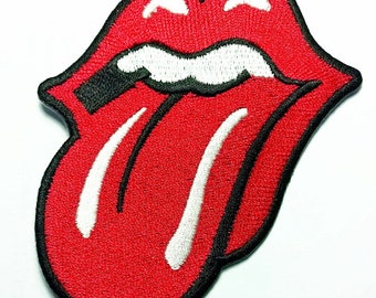 Brand New Iron On Smoking Red Lips Embroidered Applique Patch For DIY