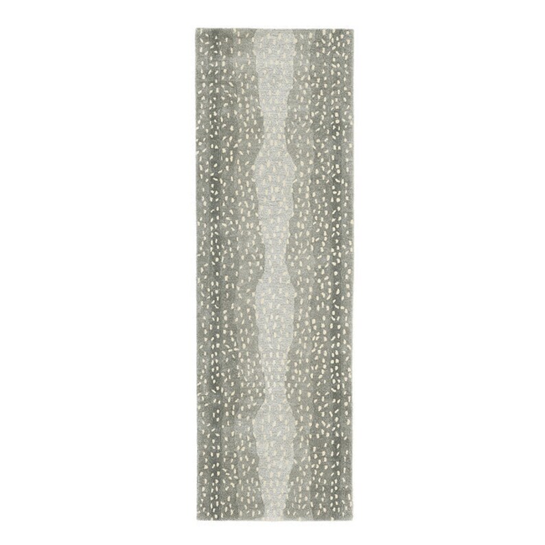 100 Authentic Ballard Design Animal Antelope Grey Rug 3X5 Etsy