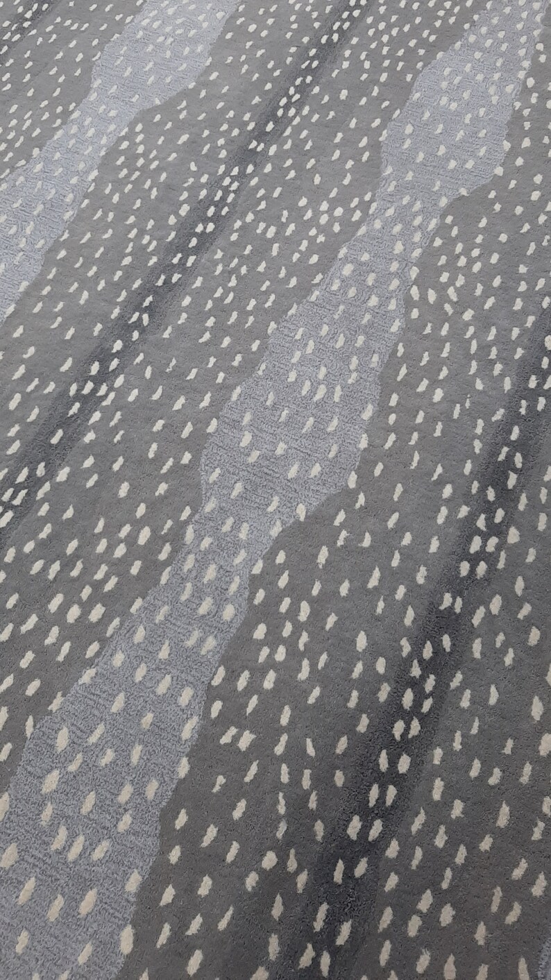 100 Authentic Ballard Design Animal Antelope Grey Rug 3X5 Etsy