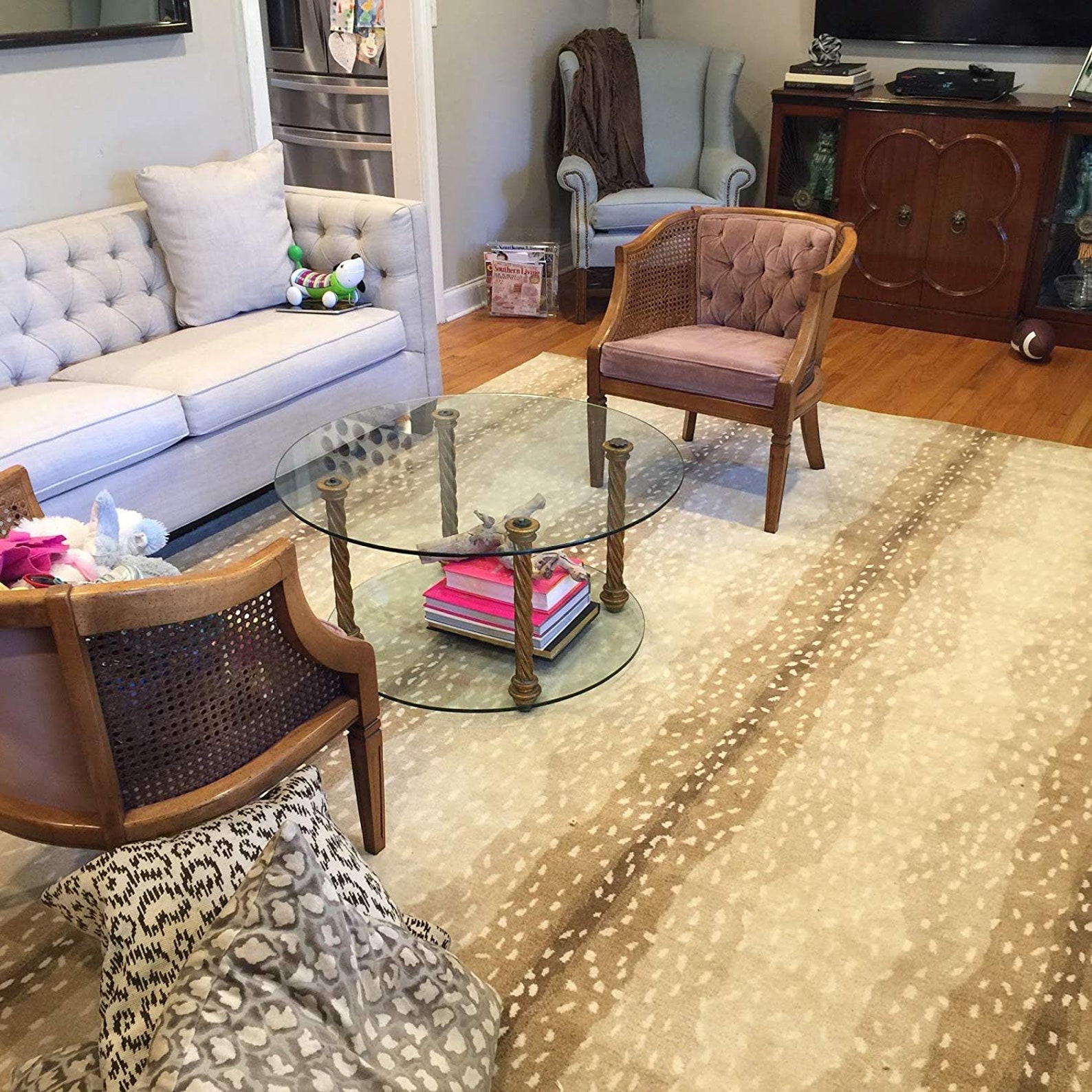 Authentic Ballard Design Animal Antelope Rug Traditional Etsy