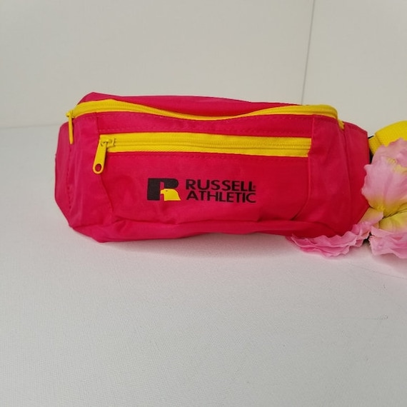 Vtg Russell Athletic 80s Fanny Pack Neon 80s Glam