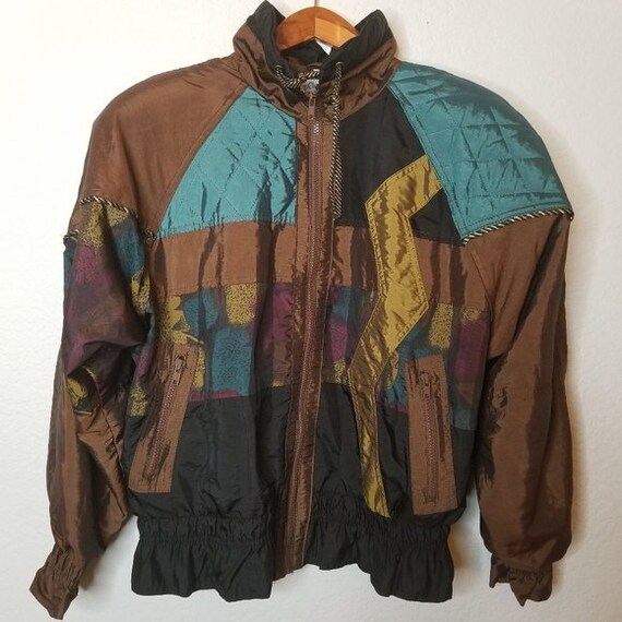 Vintage 80s Clipper Bay Wind Breaker Jacket Made i