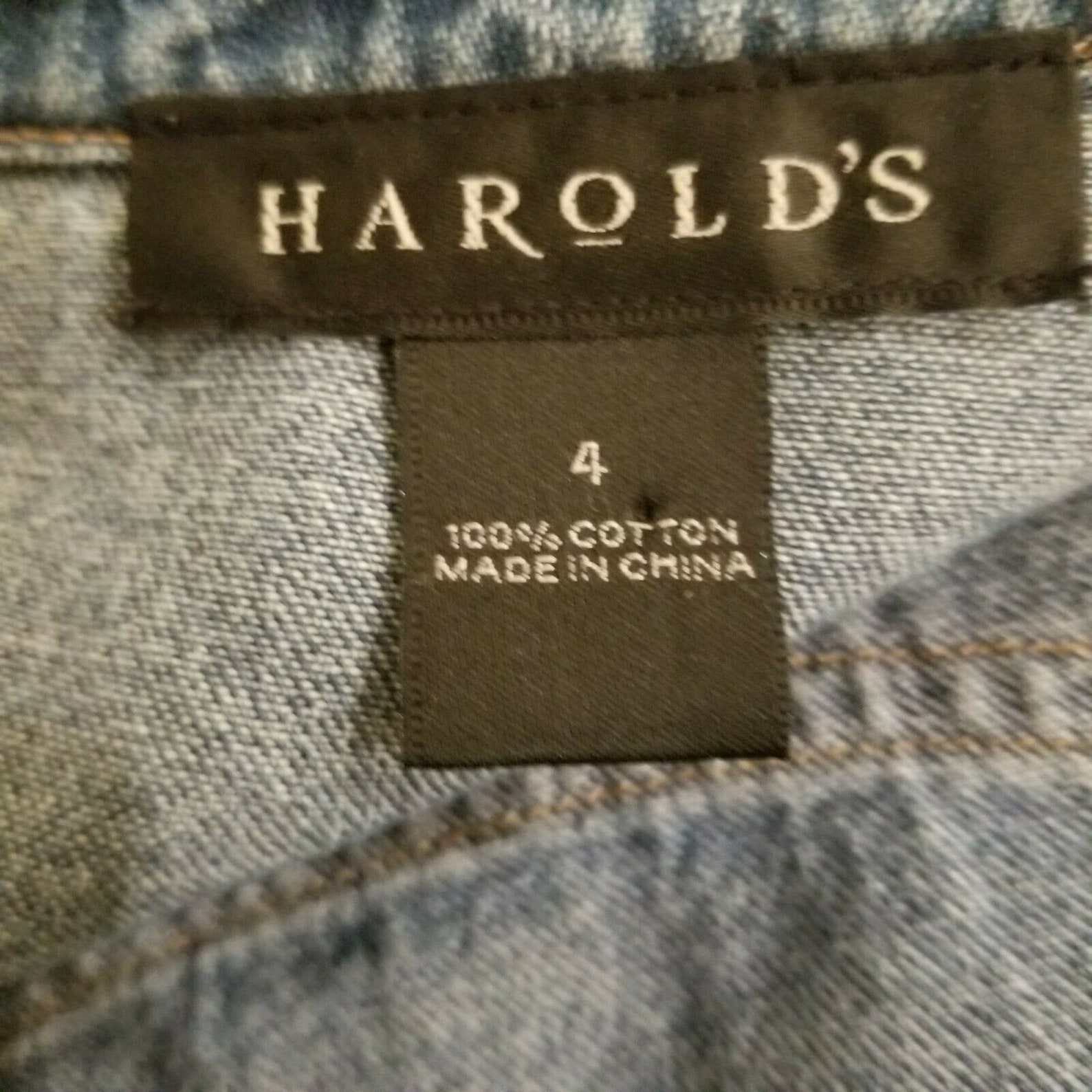 Vintage Harold's Womens Denim Maxi Dress 100% Cotton Sz 4 | Etsy