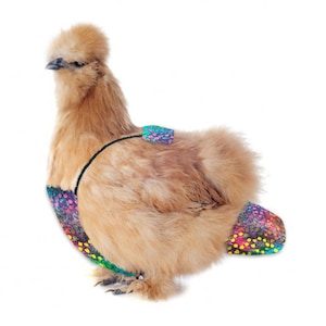 Chicken  Diaper in BATIK DOT or GLITTER Bees Fabric