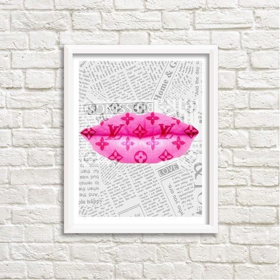 louis vuitton lips jumper