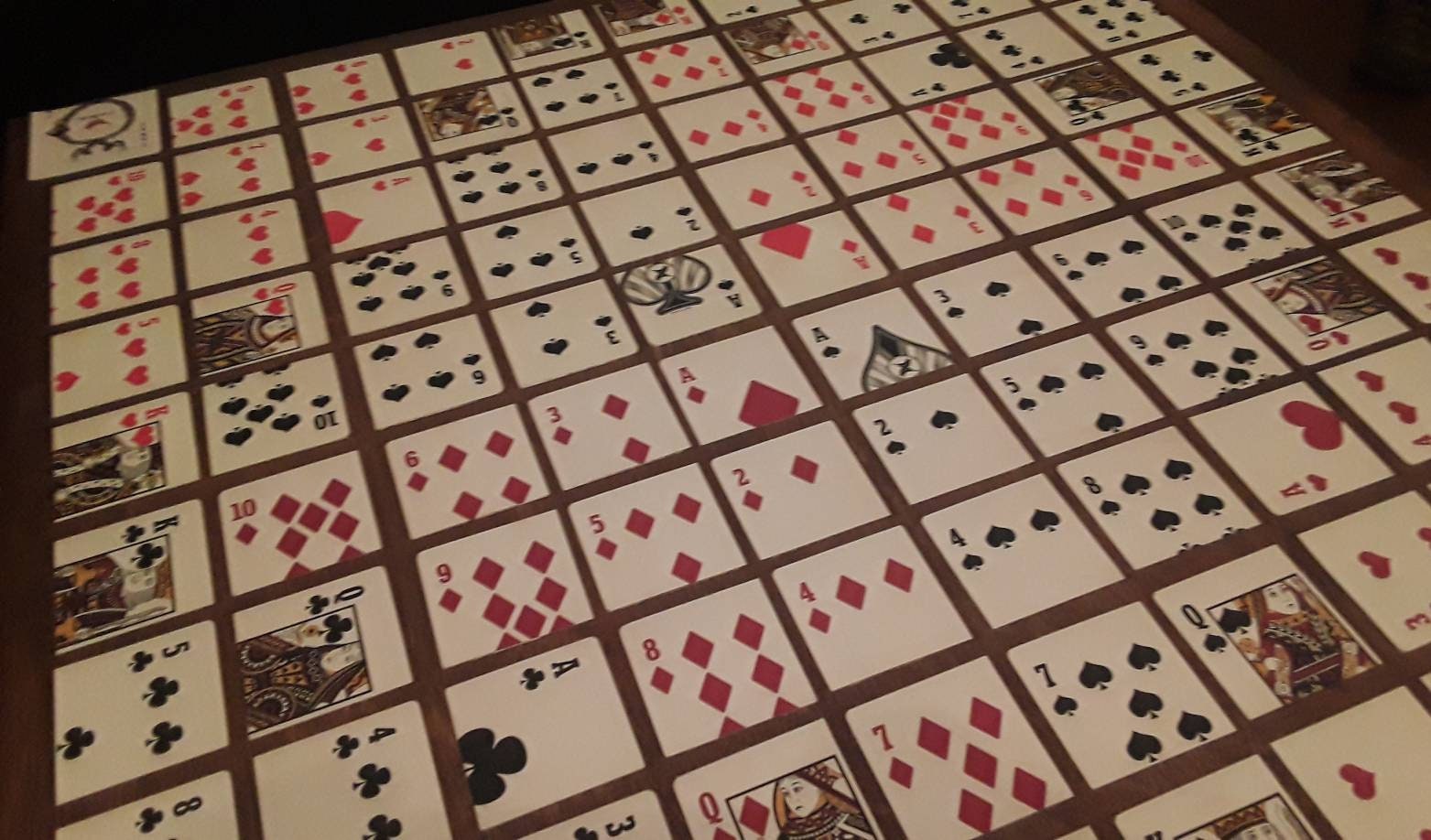 Made to Order. One Eyed Jack Sequence Game Board. Diamond Etsy