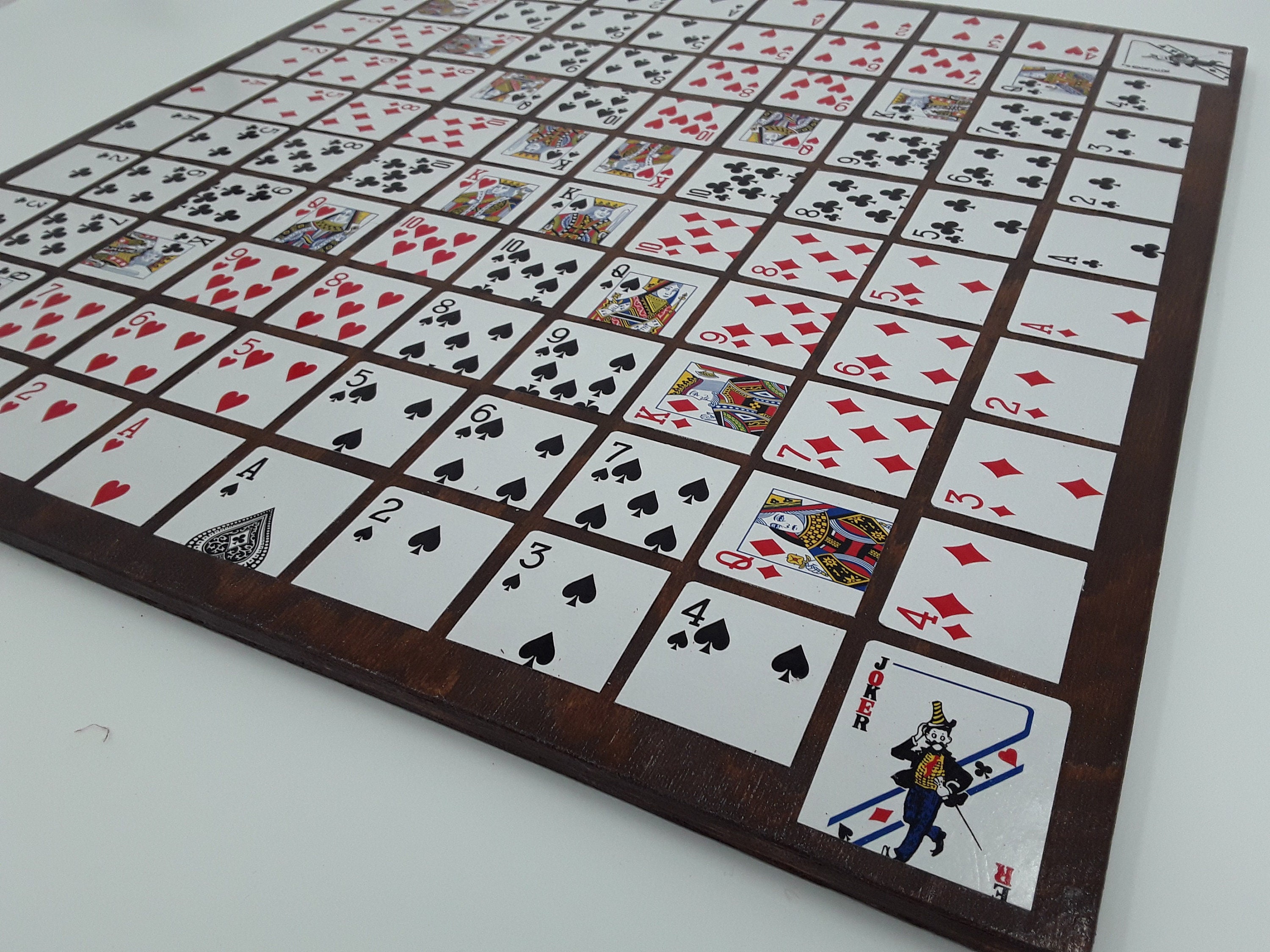 Made to Order. One Eyed Jack Game Board. Royal X Layout. 2 Ft 