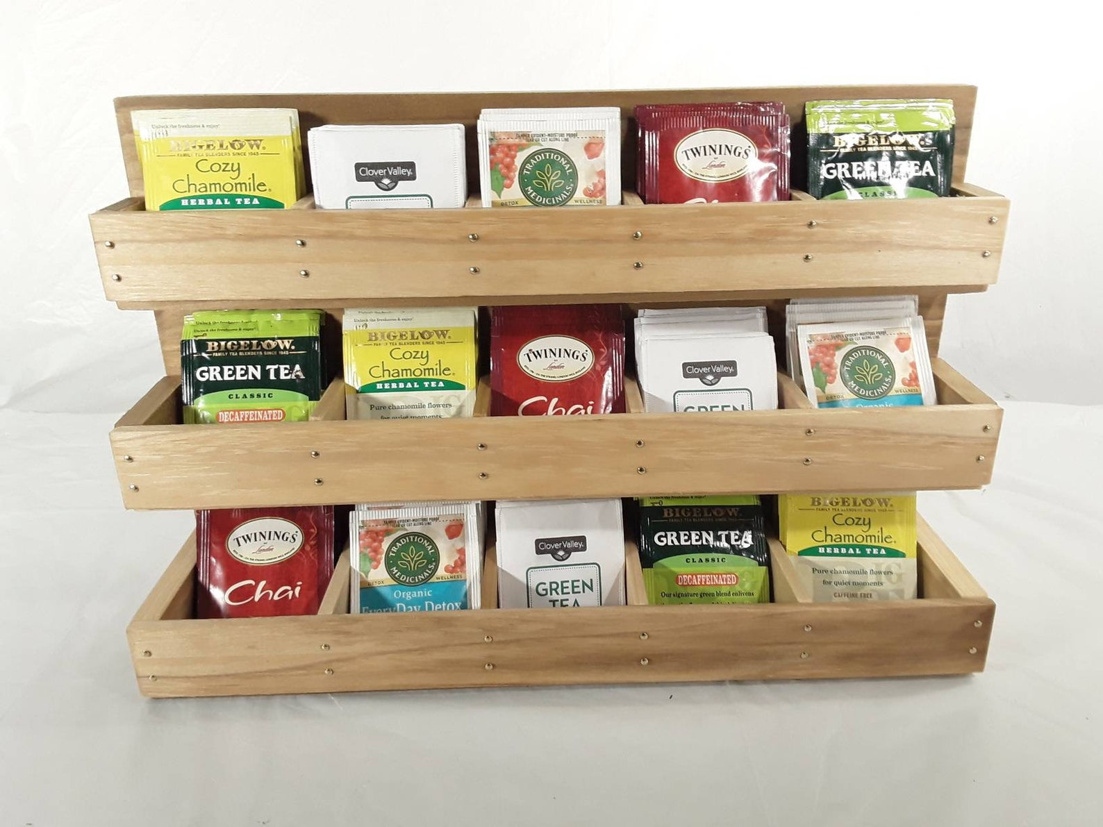 Made to Order Beautiful Tea Rack Organizer for Individually Etsy