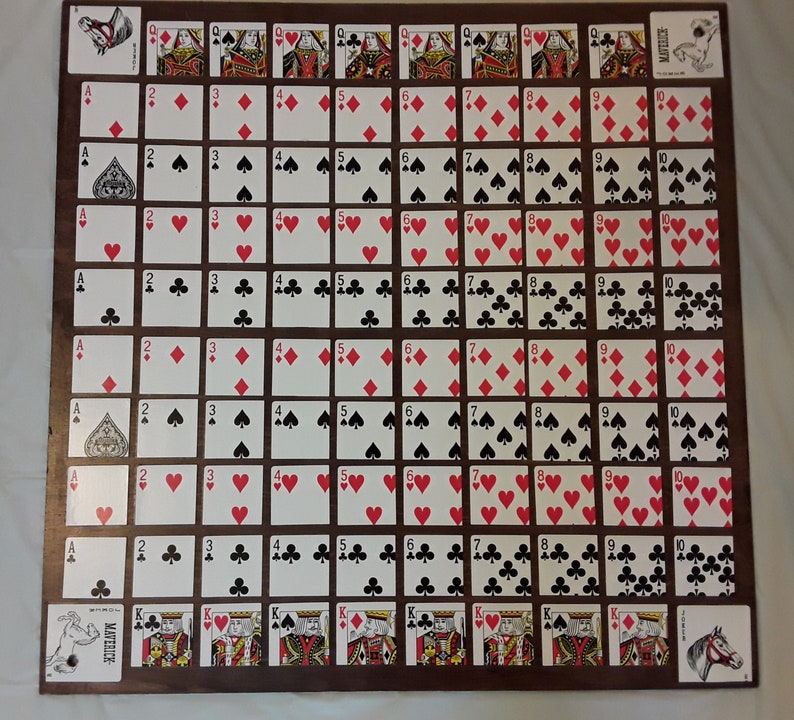 Make to Order One Eyed Jack Sequence Game Board. in Line Etsy