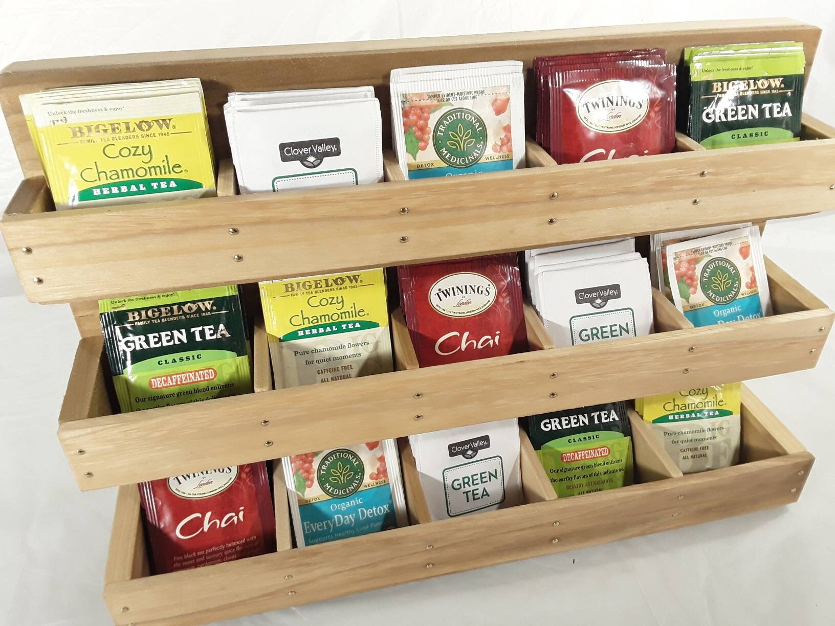 Made to Order Beautiful Tea Rack Organizer for Individually Etsy
