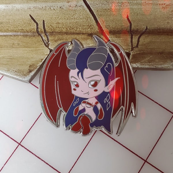 Kawaii Succubus enamel pin!