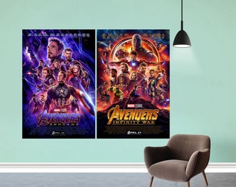 22 Marvel Cinematic Universe Movie Poster 2008-2019 Art Film Print 24x36/" 27x40/"
