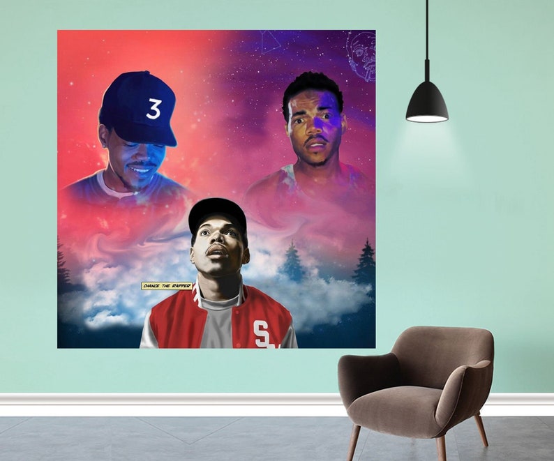 Download Chance The Rapper Acidrap 10 Day Coloring Book Album Cover Poster 12 12 32 32