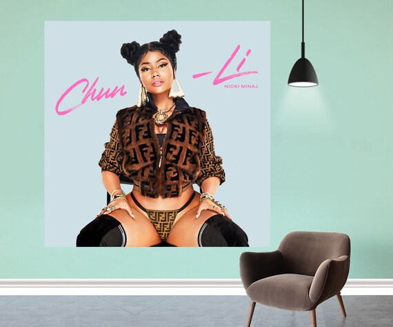 Nicki Minaj Chun-Li Cover Poster Queen Album 2018 Art Print 20×20/" 24×24/" 32×32/"