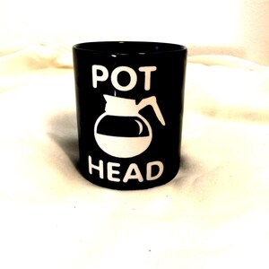 Engraved Coffee Mug - Pot Head - 12 oz